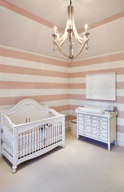 nursery-pink-and-white-stripe-walls-white-crib