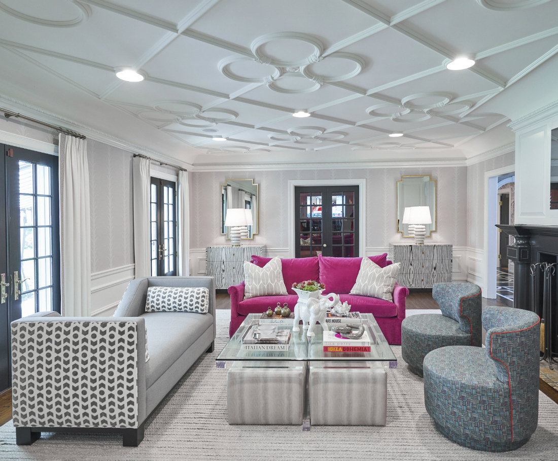 Jen Fuller Interior Design Living Room Ceiling Design