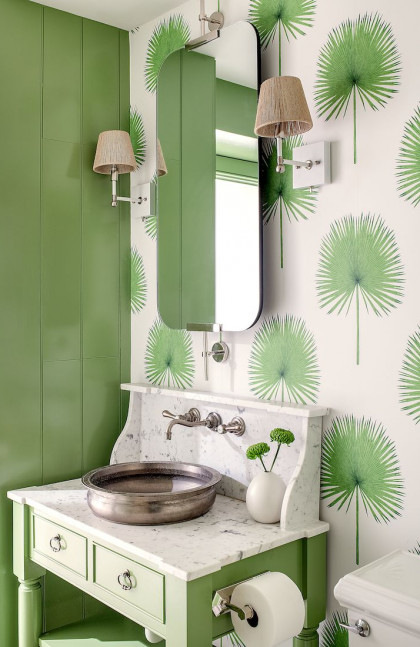 green-powder-room-interior-design