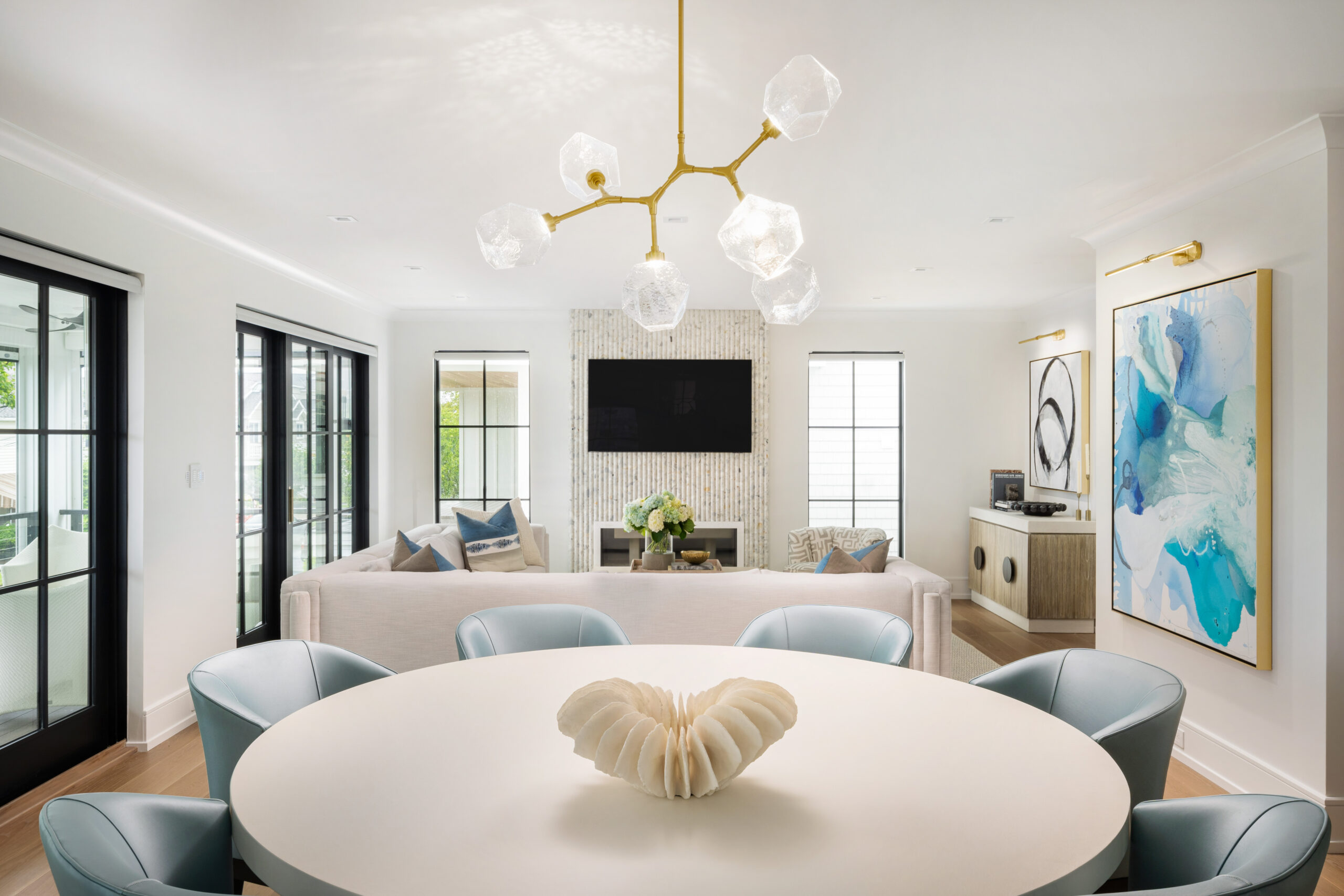 Transforming Beach House Serenity: Interior Design Marvel in Margate, NJ